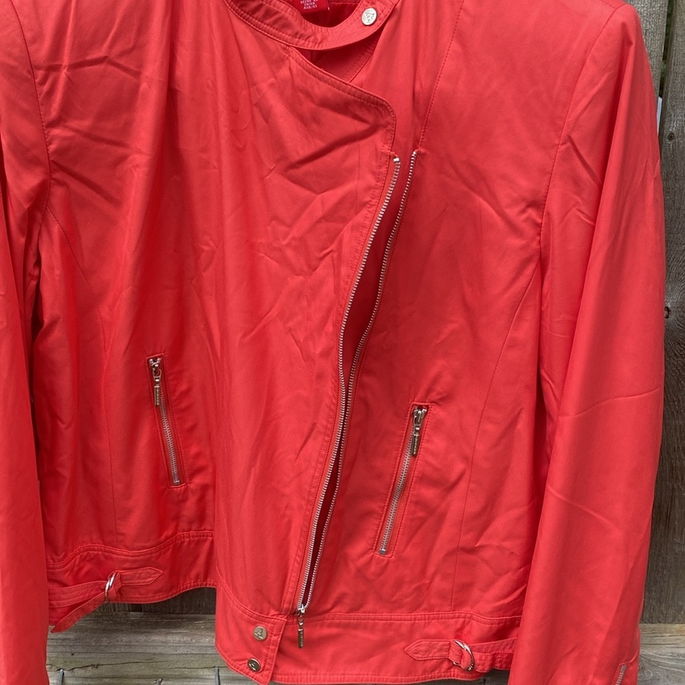 A line Vibrant Coral Jacket Sz 12 - Picture 6 of 11